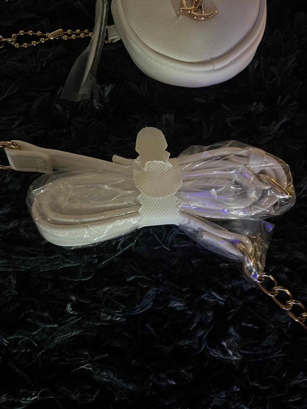 ♡ Juicy Couture Beige Crossbody Bag w Adjustable Strap – Chic Everyday Design ♡