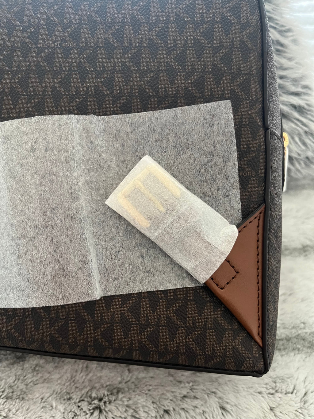 ♡ Michael Kors Sheila Medium Size Signature Backpack - Brown Original Monogram ♡