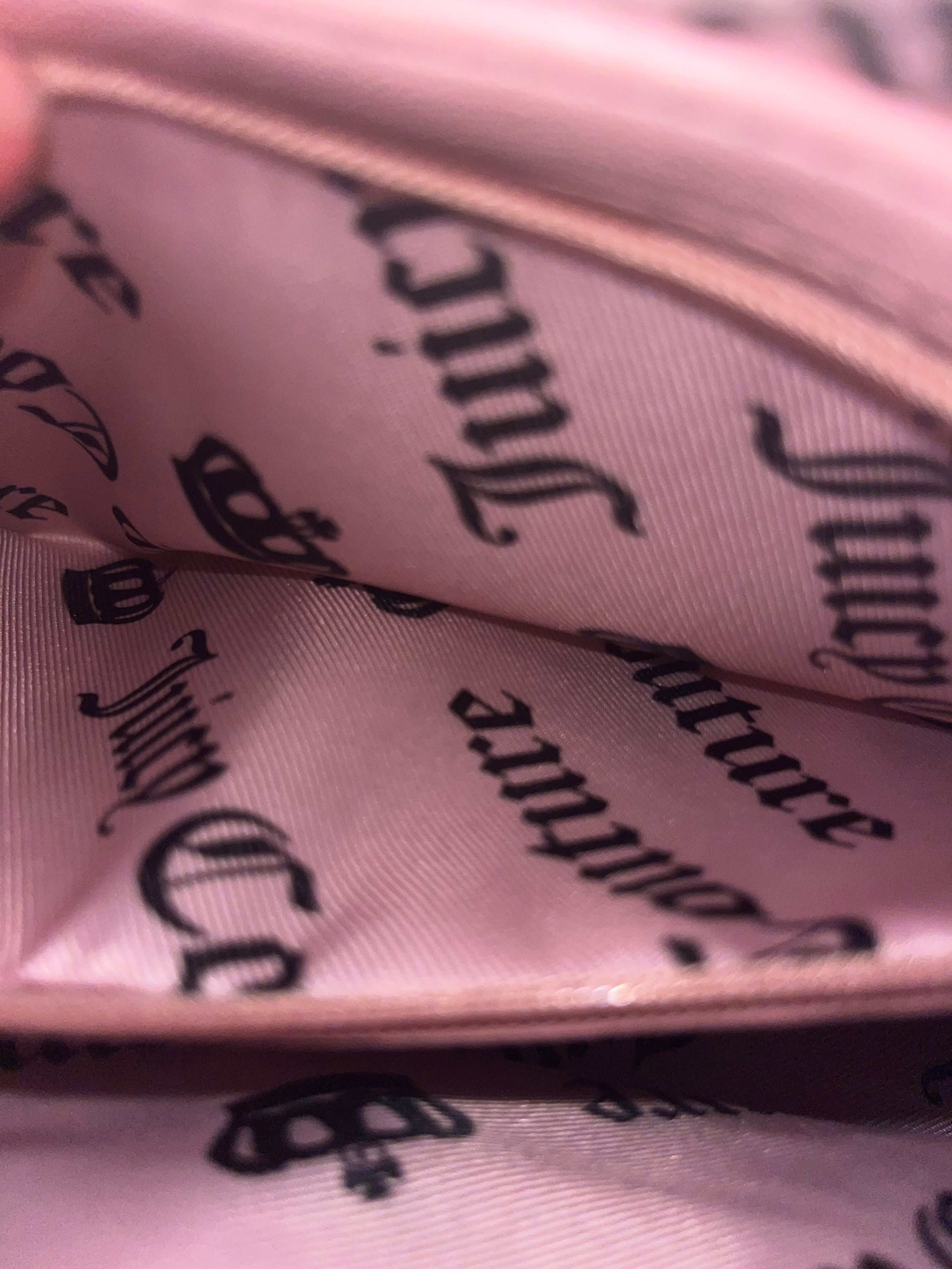 ♡ Juicy Couture Small Light Pink Bag Gold Hardware & Charms | Brand New Y2K GIRL ♡