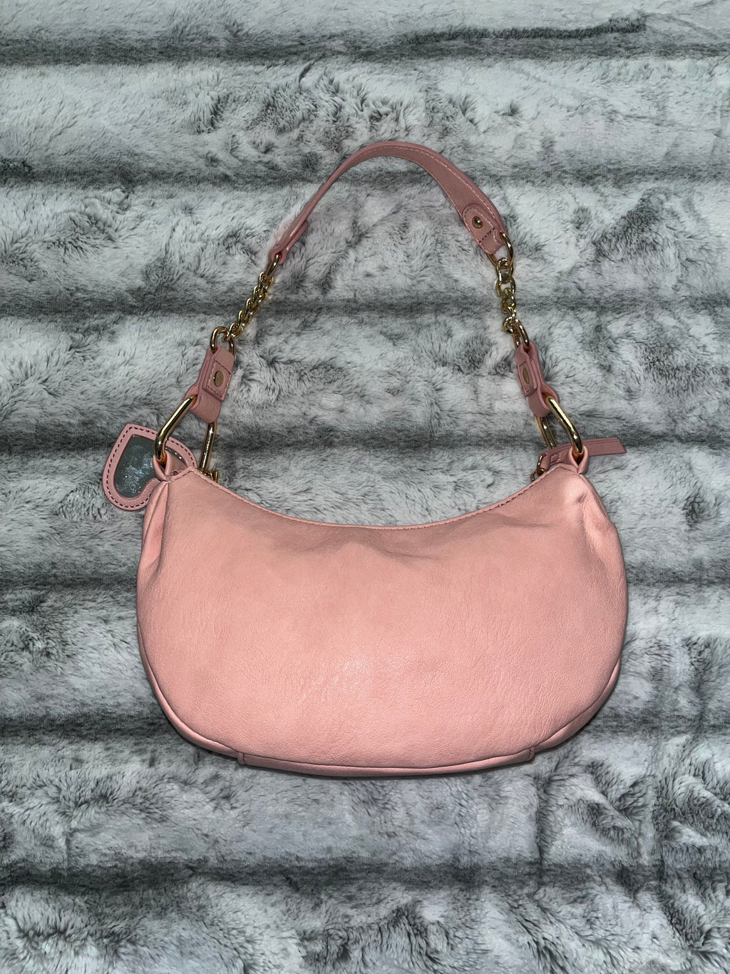 ♡ Juicy Couture Small Light Pink Bag Gold Hardware & Charms | Brand New Y2K GIRL ♡