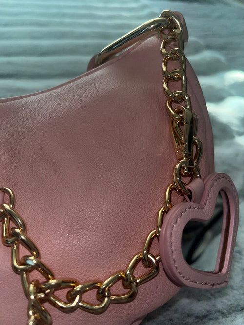 ♡ Juicy Couture Small Light Pink Bag Gold Hardware & Charms | Brand New Y2K GIRL ♡