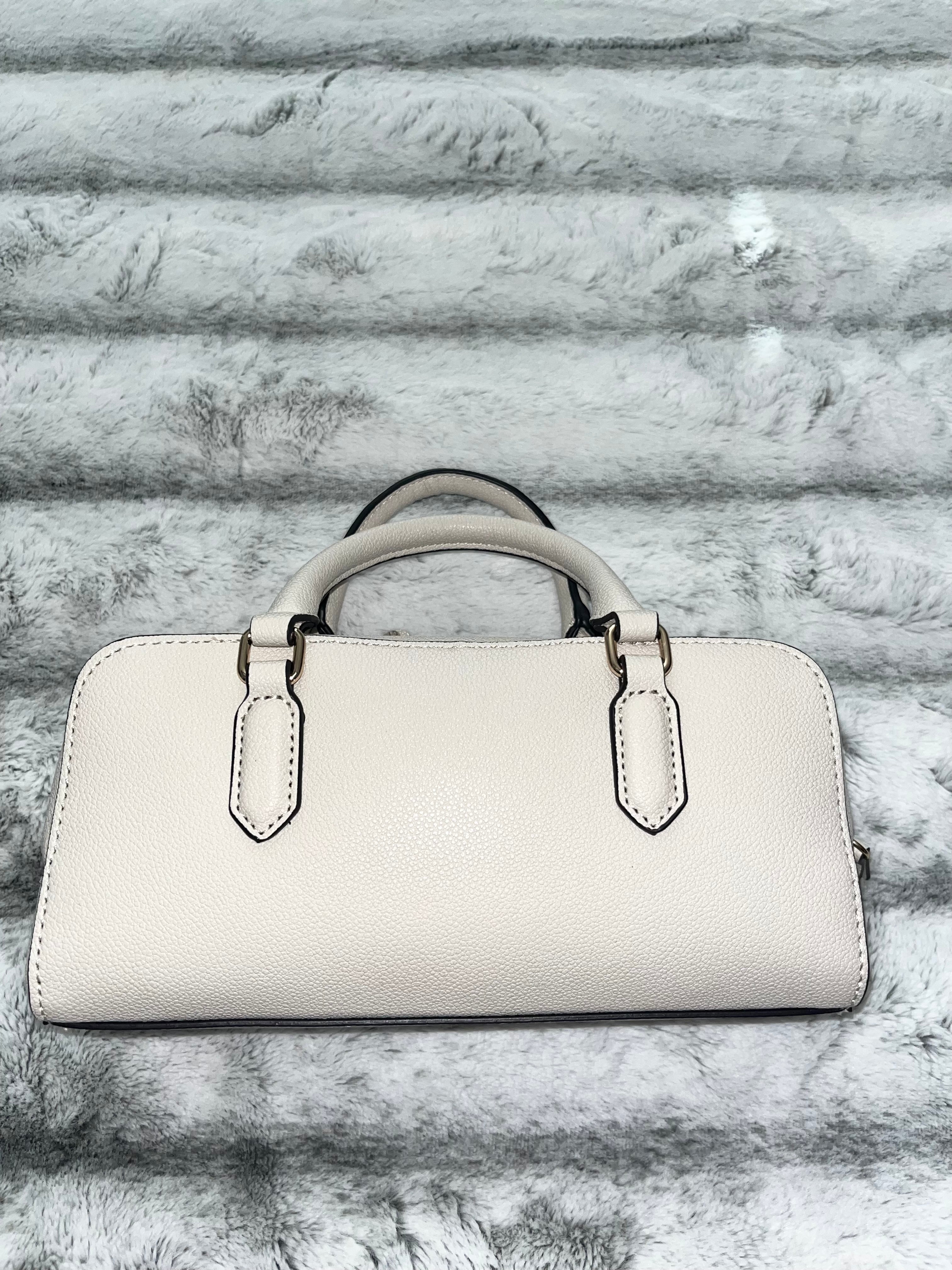 ♡ Nine West Small White Cream Shoulder Bag Chic Luxury Classic Elegant Purse ♡