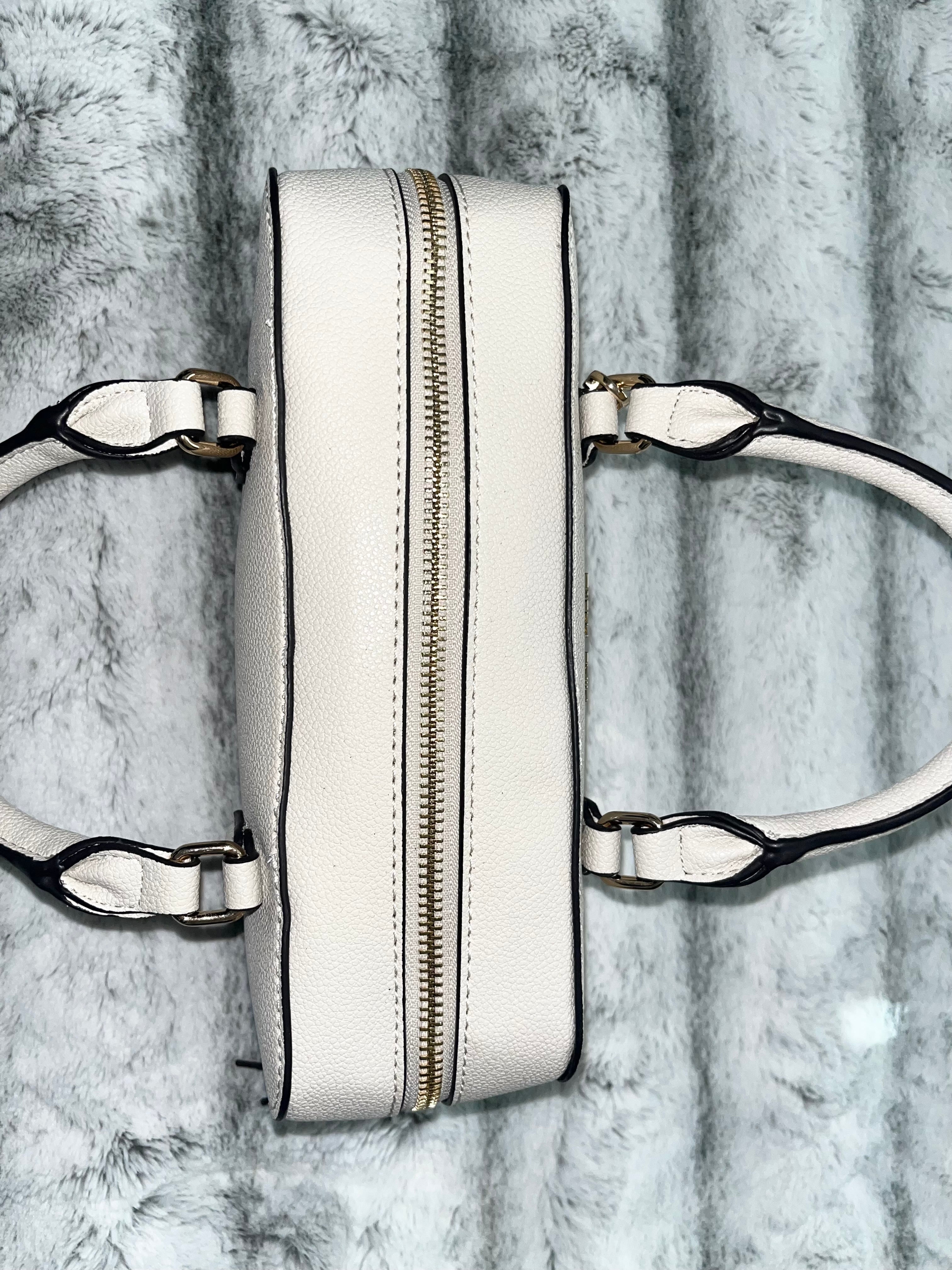 ♡ Nine West Small White Cream Shoulder Bag Chic Luxury Classic Elegant Purse ♡